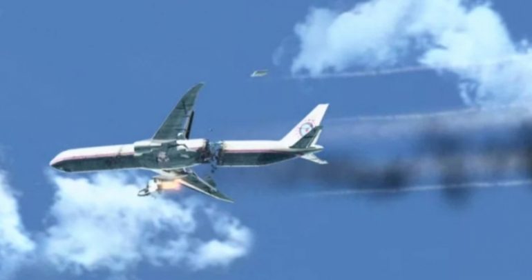 بالفيديو: لحظة سقوط الطائرة الروسية في سيناء